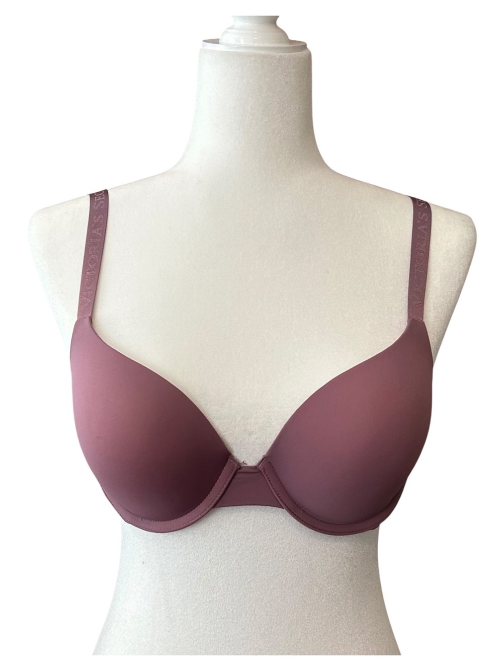 Victoria’s Secret T-shirt Push Up Full Coverage Bra SZ 32D in Mauve